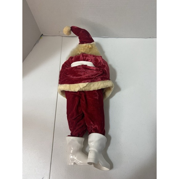Vintage Harold Gale Christmas Santa Claus Doll Red Velvet Suit 16\